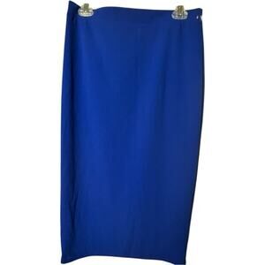 Saints 21  Blue Women's  Midi Style Elastic Waist Skirt Sz XL NWOT